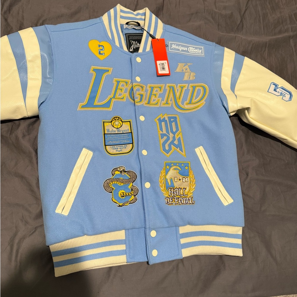 Kobe Bryant Mamba Legend Varsity Jacket w/patches